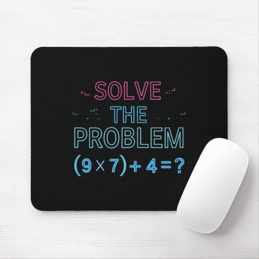 Solve The Problem Do The Math 67 Meme Funny Teache マウスパッド (マウス)