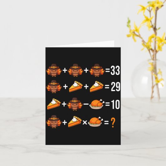 Solve The Problem Funny 67 Meme Brainrot Math Teac カード (黄色い花)