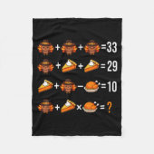 Solve The Problem Funny 67 Meme Brainrot Math Teac フリースブランケット (正面)