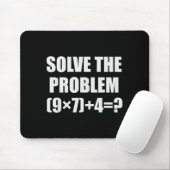 Solve The Problem Funny 67 Meme Brainrot Math Teac マウスパッド (マウス)