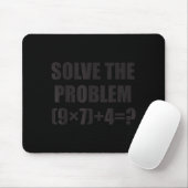 Solve The Problem Funny 67 Meme Brainrot Math Teac マウスパッド (マウス)
