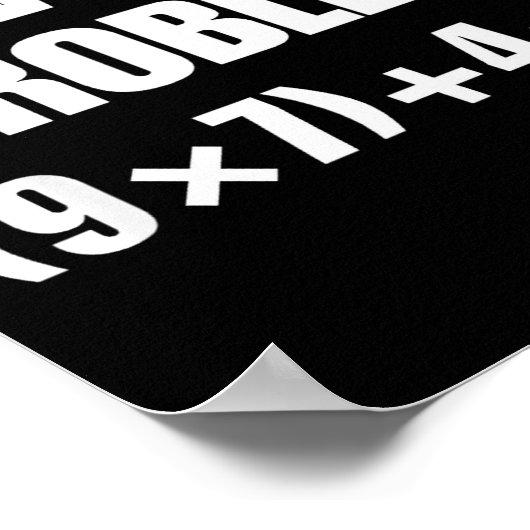 Solve The Problem, Funny 67 Teacher  ポスター (角)