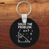 Solve The Problem Funny Math 67 Meme Teacher Stude キーホルダー (正面)
