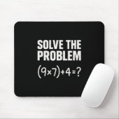 Solve The Problem Funny Math 67 Meme Teacher Stude マウスパッド (マウス)