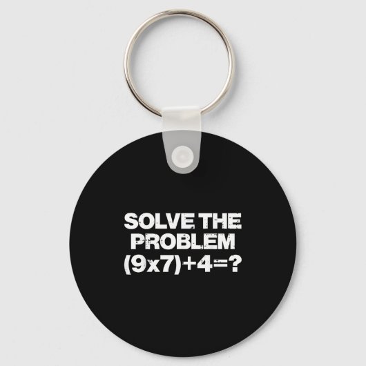 Solve The Problem Math 67 Meme 6 7 Costume Kids Bo キーホルダー (正面)