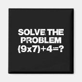 Solve The Problem Math 67 Meme 6 7 Costume Kids Bo マグネット (正面)