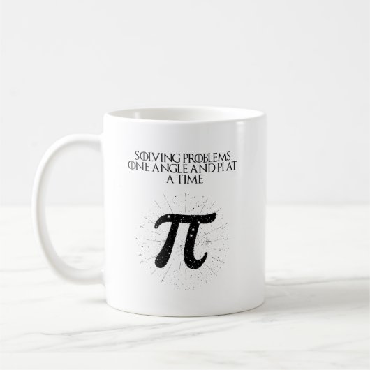 Solving Problems One Angle Pi At A Time コーヒーマグカップ (左)