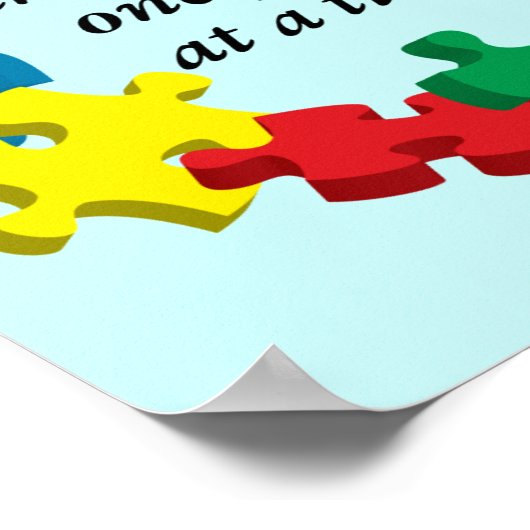 Solving the Puzzle...Poster Art Lt. Blue ポスター (角)