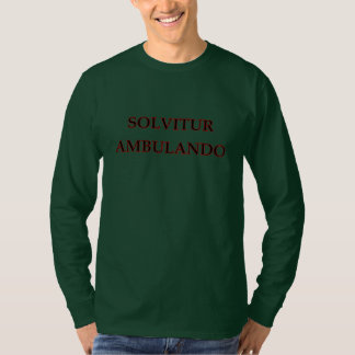 SOLVITUR AMBULANDOメンズロングスリーブTシャツ Tシャツ
