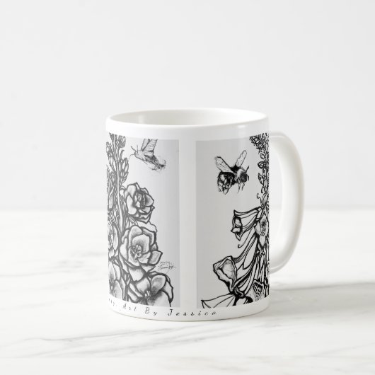 Solwhimsy Original Artwork Mug コーヒーマグカップ (正面右)