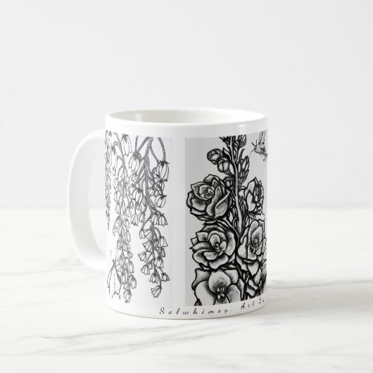 Solwhimsy Original Artwork Mug コーヒーマグカップ (正面左)