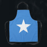 Somalia Flag エプロン<br><div class="desc">Patriotic flag of Somalia.</div>