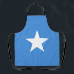Somalia Flag エプロン<br><div class="desc">Patriotic flag of Somalia.</div>