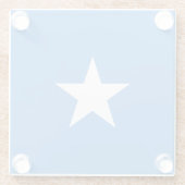 Somalia Flag ガラスコースター (裏面)