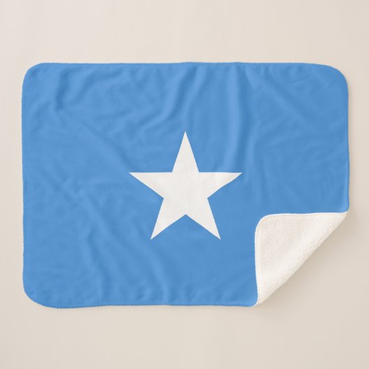 Somalia Flag シェルパブランケット (正面(横))
