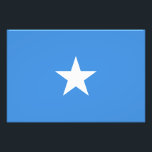 Somalia Flag フォトプリント<br><div class="desc">Patriotic flag of Somalia.</div>