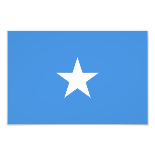 Somalia Flag フォトプリント (正面)