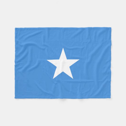 Somalia Flag フリースブランケット (正面(横))