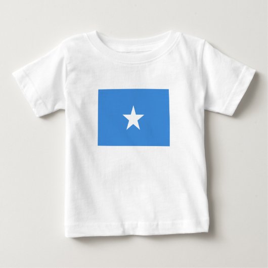Somalia Flag ベビーTシャツ (正面)