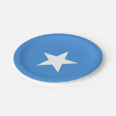 Somalia Flag ペーパープレート (アングル)