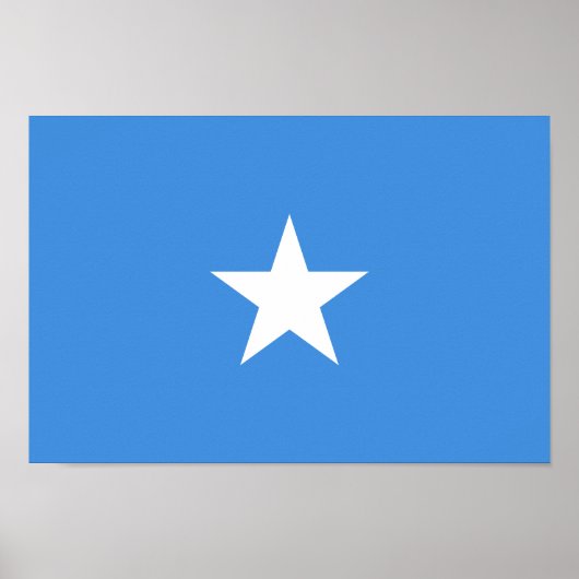 Somalia Flag ポスター (正面)