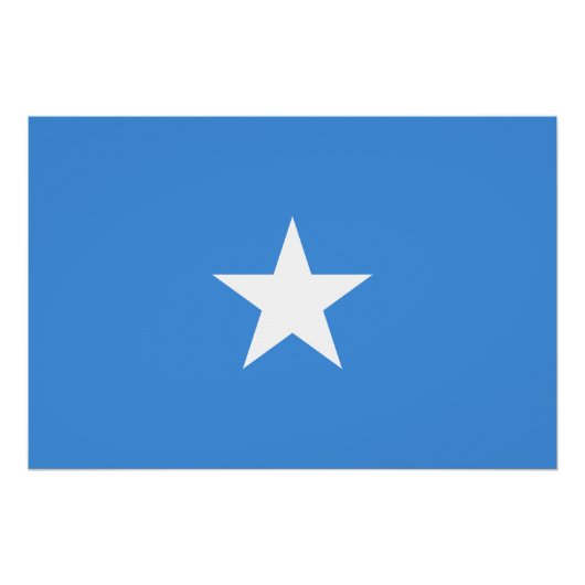 Somalia Flag ポスター (正面)