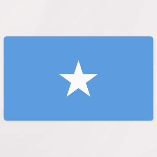 Somalia Flag ラベル (デザイン2)
