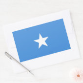 Somalia Flag 長方形シール (封筒)