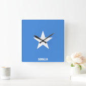 Somalia Flag Dazzling Patriotic スクエア壁時計 (ホーム)