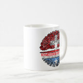 Somalia Somalisch Schweizer Schweiz Baum Wurzel コーヒーマグカップ (正面右)