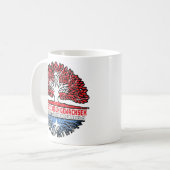 Somalia Somalisch Schweizer Schweiz Baum Wurzel コーヒーマグカップ (正面左)
