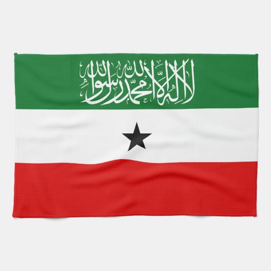Somaliland Flag キッチンタオル (横)