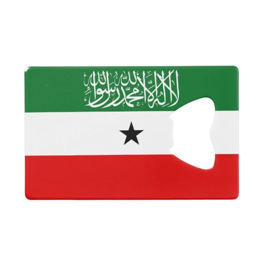 Somaliland Flag クレジットカード栓抜き (正面(横))