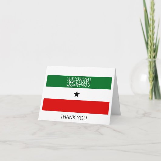 Somaliland Flag サンキューカード (正面)
