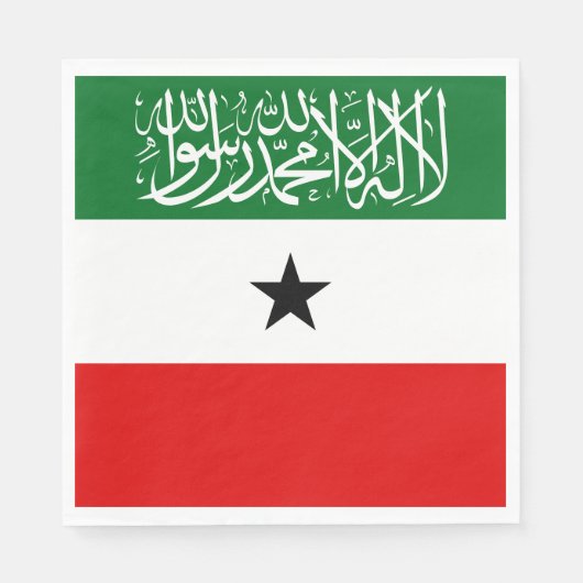 Somaliland Flag スタンダードランチョンナプキン (正面)
