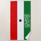 Somaliland Flag ビーチタオル (正面)
