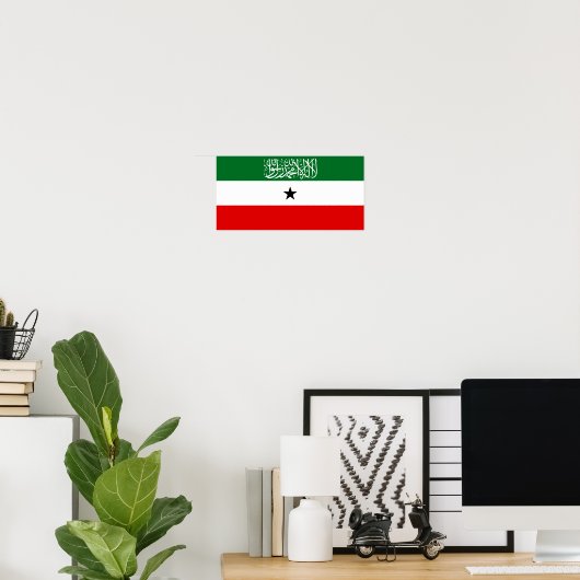 Somaliland Flag ポスター (ホームオフィス)
