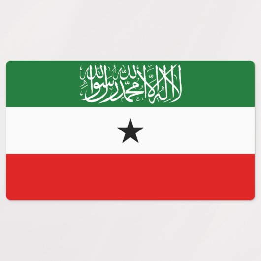 Somaliland Flag ラベル (デザイン1)