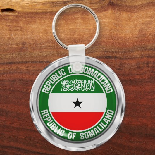 Somaliland Round Emblem キーホルダー (正面)