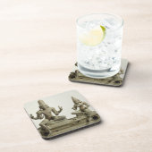 Somaskanda、Chola、タミル・ナードゥ州(青銅) コースター (右側)