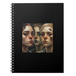 Somber Faces – AI Art Notebook ノートブック