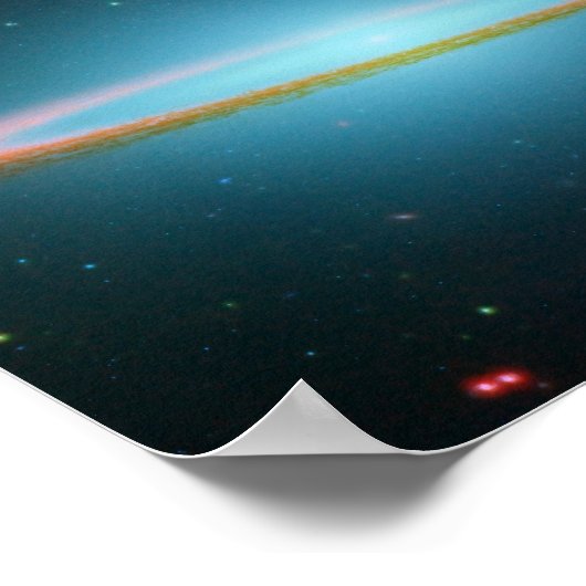 Sombrero Galaxy - M104 - poster/print ポスター (角)