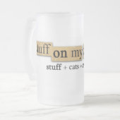 SOMC -曇らされたビールのジョッキ フロストグラスビールジョッキ (正面左)