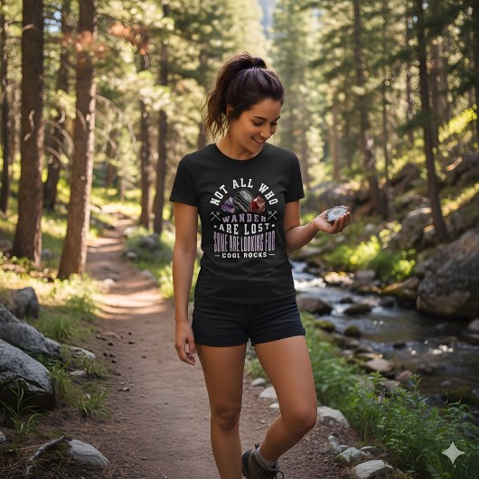 Some Are Looking For Cool Rocks - Rocks Lover Tシャツ