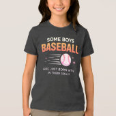 Some Boys Born Baseball Talent トライブレンドＴシャツ (正面)