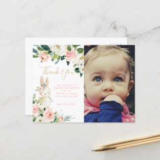 Some Bunnyが一つの誕生日写真を回している ポストカード