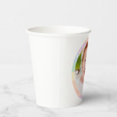 Some Bunnyが虹の一枚の誕生日写真を撮っている 紙コップ (右)