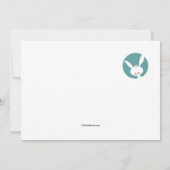 Some Bunnyの誕生日写真招待状 招待状 (裏面)