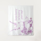 Some Bunnyは来Your Way Baby Showerである タペストリー (正面)