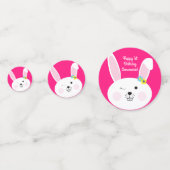 Some Bunnyは1つの可愛いウサギ1番目の誕生日パーティー コンフェッティ (正面)